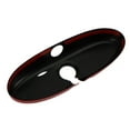 thumbnail image 3 of Black/Grey Checkered Red Rear View Mirror Cover For BMW MINI Cooper R55 R56 R57, 3 of 7