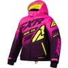 FXR Child Elec Pink/Plum/Hi-Vis Boost Jacket Snowmobile 2020