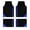 Blue, variant on Maidao 4pcs Black Velvet Colored Striped Floor Mats Suitable for Off-Road Vehicles And Trucks Equipped with All-Weather