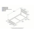 thumbnail image 4 of AFI Nantucket Twin XL Foundation Bed with Matching Footboard, White, 4 of 5