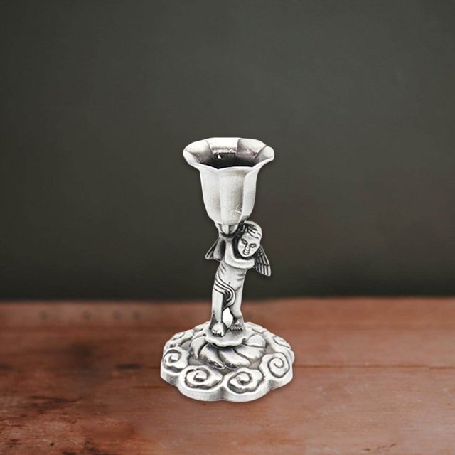 pitrice Catholic Candelabra Decoration Metal Candle Holder for Dinner Table Single
