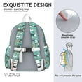 thumbnail image 5 of Cute Pitbull Terriers Dog and Coffee Backpack for School,Cute School Bag,Schoolbag with Adjustable Shoulder Straps & Padded Back,13.4"x11"x4.7", 5 of 6
