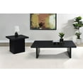 thumbnail image 2 of Max 2-piece Rectangular Coffee and End Table Set Black, 2 of 15