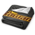 thumbnail image 2 of Rowan University Fleece Blanket, Very Soft Microfiber Flannel Blanket for Couch Warm and Cozy for All Seasons, 2 of 6