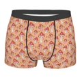 thumbnail image 4 of Goofa Mushroom Printed Men's Boxer Briefs Underwear, Moisture-Wicking Underwear, Trunk,Soft and Breathable Cotton Underwear-Small, 4 of 9