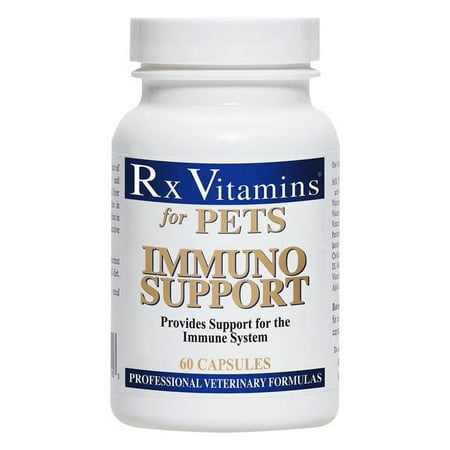 UPC: 0708429088004 | RX Vitamins 708429088004 Immuno Support Immune Supplement Capsules for Dogs & Cats – 60 Count