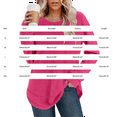 thumbnail image 3 of VISALY Women's Oversized Waffle Blouses Long Sleeve Crew Neck Pullover Tops Fashion Tunic Sweatshirts Loose Fit Dressy Casual Waffle Shirts Trendy Fall Outfit Basic Tee Shirts Hot Pink Xxl, 3 of 7