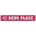 thumbnail image 1 of Fremont Die Produits de Consommation Panneau de Rue en Styrène - Cincinnati Reds, 1 of 1