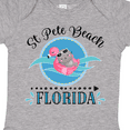 thumbnail image 4 of Inktastic St Pete Beach Florida Vacation Gift Girls Baby Bodysuit, 4 of 5
