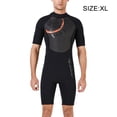 thumbnail image 2 of Tamaño de trajes de manga corta Mantenga un cálido traje de baño profesional traje de baño para snorkeling nadando en agua fría Negro Hombre XL 1.5mm Scienceny  OD017108-04, 2 of 6