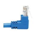 thumbnail image 5 of Tripp Lite Up-Angle Cat6 Gigabit Molded UTP Ethernet Cable (RJ45 Right-Angle Up M to RJ45 M), Blue, 15 ft. - Patch cable - RJ-45 (M) to RJ-45 (M) up-angled - 15 ft - UTP - CAT 5/5e/6 - molded, stranded - blue, 5 of 5