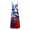 thumbnail image 4 of Qiopertar Mode Femmes Été Décontracté Robe Longue Sans Manches Col en V en Solde Livraison Gratuite à Moins de 5$ jusqu'à 90 % de Réduction, 4 of 5