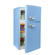 Avanti Retro Series Compact Refrigerator and Freezer, 3.1 cu. ft., in Robin Egg Blue (RMRT30X6BL-IS)