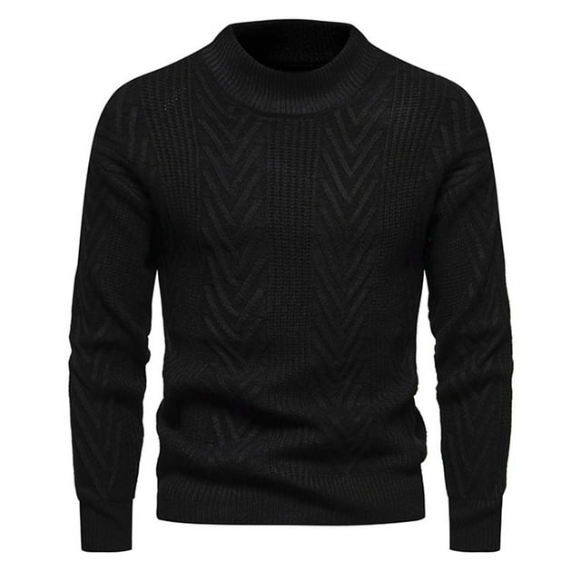 Cardigan en Tricot pour Hommes – Cardigan à Manches Longues Uni avec Texture Tricotée Classique et Style Polyvalent