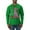 Kelly, variant on Dean Russo In My Mind Dog Lover Mens Long Sleeve Shirt, Forest Green, XX-Large