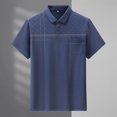 thumbnail image 3 of 2023 POLO à Manches Courtes pour Homme Été POLO à Manches Courtes pour Homme Style Affaires Décontracté Coton de Qualité Polos de Mode de Designer pour Homme, 3 of 4