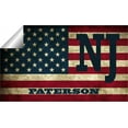 thumbnail image 2 of Paterson NJ New Jersey Passaic County Vintage US Flag Decal Bumper Sticker 3M Vinyl 3" x 5", 2 of 3