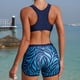 thumbnail image 5 of Traje de baño de 2 piezas para mujer, trajes de baño para mujer, bikini de dos piezas con espalda descubierta y vendaje, conjunto de ropa de playa para mujer, 5 of 6