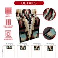 thumbnail image 6 of Boho Brown Teal Red Table Runner 70 Inches Long,Southwestern Geometric Art Vintage Cotton Linen Table Runners Dresser Scarves,Fabric Tabletop Scarf Furniture Cover for Home Dinner Party 13"x70", 6 of 9