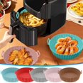thumbnail image 1 of Xihbxyly Air Fryer Liners 8.5 Inch Food Grade Silicone Air Fryer Liners High Temperature Resistant and Easy to Clean Air Fryer Liners Reusable Suitable for Air Fryer Ovens, 1 of 4
