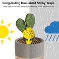 thumbnail image 3 of Yellow Sticky Fly Traps, Dual-Sided Adhesive Fungus Gnat Insect Traps, Butterfly & Tree Shaped Bug Catcher for Indoor Outdoor Potted Plants, Multiple Pack Size Options, 3 of 6