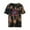 Black, variant on IROINNID 4th of July Tops for Women Round Neck T-Shirt Fashion Blouse Loose Tops Short Sleeve Tops USA 4th Of July