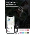 thumbnail image 5 of 2 Pcs Airtag Cat Collar with Breakaway Bell, Reflective Adjustable Strap with Air Tag Case for Cat Kitten, 5 of 7