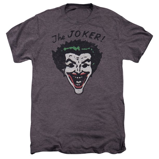 Batman Retro Joker Mens Premium Tee Shirt Walmart Com