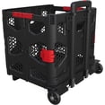 thumbnail image 6 of Olympia Tools 85-015 Grand Folding Storage Rolling Cart with Telescopic Handle for Easy Transportation, Weight Capacity up to 150 Pounds, 6 of 9