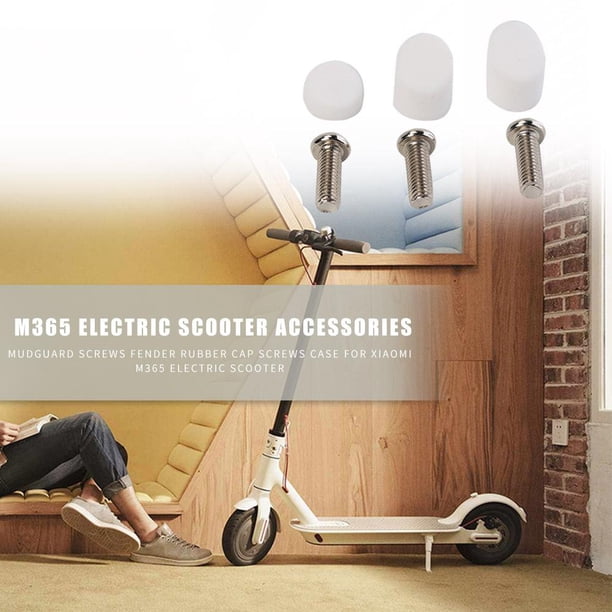Tornillos cubierta de la caja tapa accesorios portátil guardabarros tornillos guardabarros tapa de goma estante parte para M365 Scooter Eléctrico