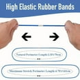 thumbnail image 3 of 3 Pieces Trash Can Rubber Bands 20-96 Gallon Large Garbage Can Bag Holder Colorful Elastic Bands for Trash Outdoor, 3 Colors, 3 of 7