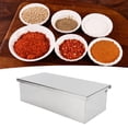 thumbnail image 3 of Caja De Condimentos, Uso Versátil, Resistencia A La Erosión, Contenedor De Almacenamiento De Especias De Gran Capacidad Para Granos De Azúcar Y Sal, 3 of 7
