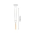 thumbnail image 2 of Stainless Steel Bbq Forks for Grilling 10Pcs Wood Handle Barbecue Tools, 2 of 4