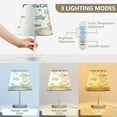 thumbnail image 4 of BZSMCE Table Lamp Creative Bear Sleeping Simple Pattern Night Light, 4 of 8