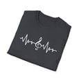 thumbnail image 4 of My Heart Beats for Music T-Shirt, Classic Crew Neck, Short Sleeve Shirt, 4 of 9