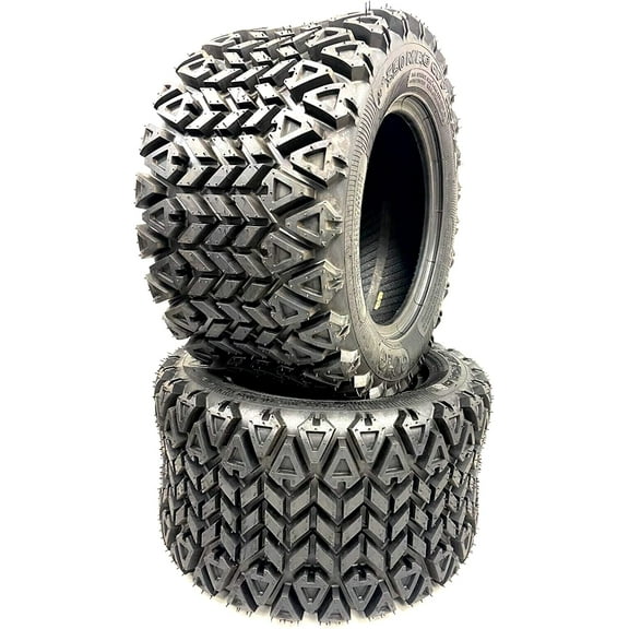 Two-20X10.00-10 Off Road UTV ATV RTV Lawn Tractor Deep Tread 6 PR 20x10-10 20x10x10