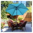 thumbnail image 5 of 7.5FT Patio Umbrella, Outdoor Table Umbrella, Umbrella with Push Button Tilt and Crank for Garden, Lawn, Deck, Backyard & Pool, 5 of 6