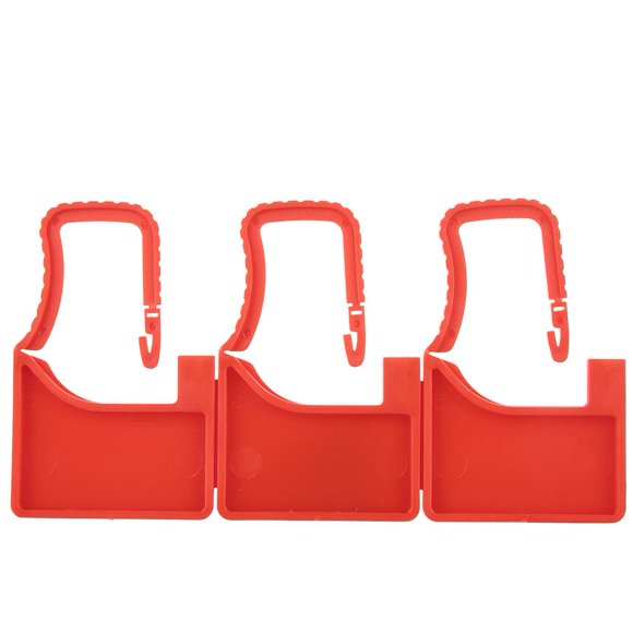 Herwey 100Pcs Plastic Lock Disposable Seal Self-locking Suitcase Shoes Bag Label Tag