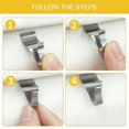 thumbnail image 5 of Vinyl Wall Hook Hanger, No Need To Punch Heavy Vinyl Wall Clip, 5 of 5
