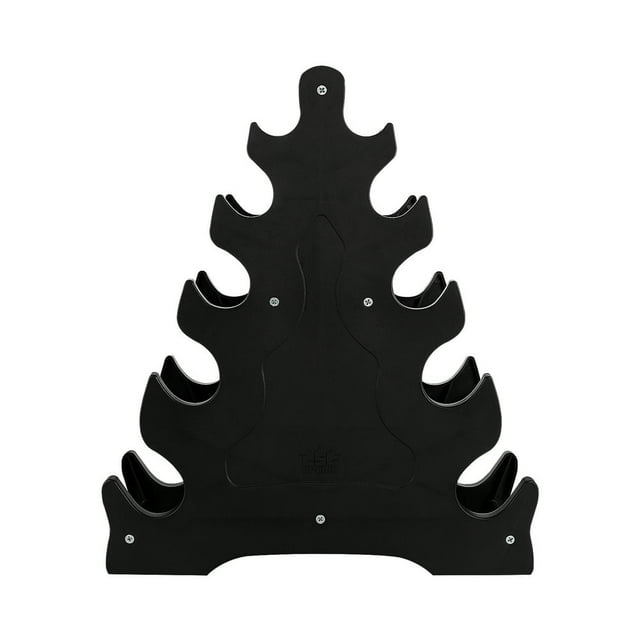 CHOK Support de Rangement pour Haltères Design Feuille d'Arbre Support de Rangement pour Haltères 5 Niveaux