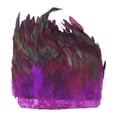 thumbnail image 2 of Adornos de costura con flecos de plumas para manualidades, manualidades, ropa, decoración, copos de pavo, plumas para coser, manualidades, decoración Púrpura, 2 of 8