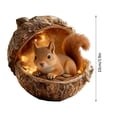 thumbnail image 3 of Adorno colgante de árbol de Navidad para animales del bosque, diseño caprichoso, decoración versátil, acrílico duradero, uso en temporada navideña, 10 cm, 3 of 5