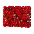 thumbnail image 3 of Panel de pared de flores Yuyangstore Decoración de pared Artesanía floral 40 cm x 60 cm Rojo, 3 of 8