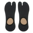 thumbnail image 2 of Yinanstore Toe Socks Low Cut Two Work Socks Soft And Breathable Low Cut Socks , Dark , as described Dark Gary, 2 of 8