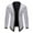 Silver, variant on Mens Winter Coats Men Casual Solid Long Sleeve Sequin Dance Dress Cardigan Jacket