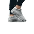 thumbnail image 3 of Harsuny Mens Jogging Comfortable Flats Breathable Slip On Non-slip Lightweight Comfort Shoe Gray 10.5, 3 of 9