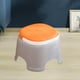 thumbnail image 2 of Taburete pequeño para pies, taburete de ducha, taburete de inodoro, taburete para cambiar zapatos. Naranja, 2 of 6
