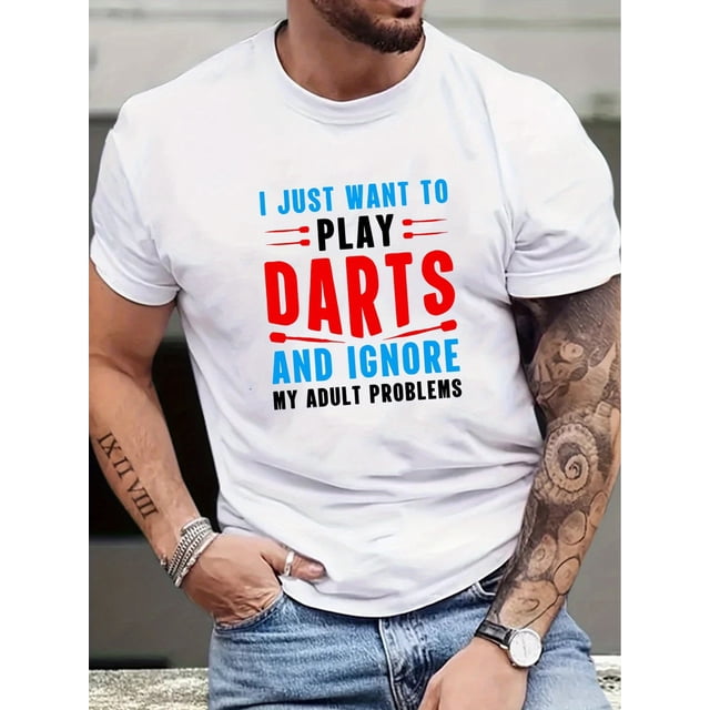 Print, Men's Round Crew Neck Short Sleeve Tee, casual T-Shirt, Casual Comfy lightweight Top for Summer T-Shirts