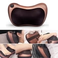 thumbnail image 2 of Heating massage cushion, Shiatsu wellness massager with 8 rollers, kneading back neck body, Relax massage device, 2 of 4