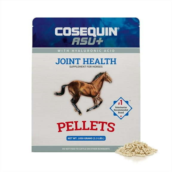 Nutramax Cosequin ASU Plus Joint Health for Horses - Pellets with Glucosamine, Chondroitin, MSM, ASU, ALA, and Hyaluronic Acid, 1050 Grams